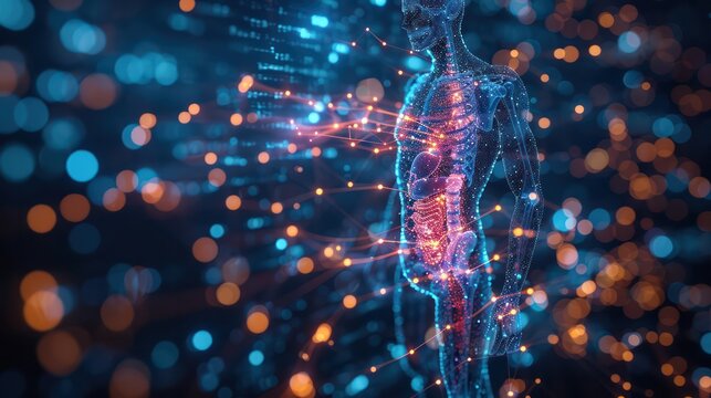 Visual representation of fat storage and metabolism in the body.