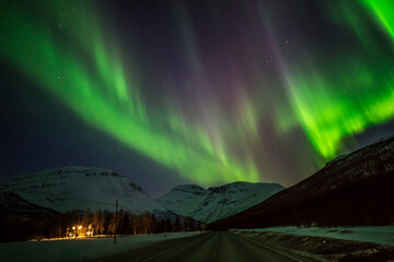 Troms&oslash;, aurora boreale