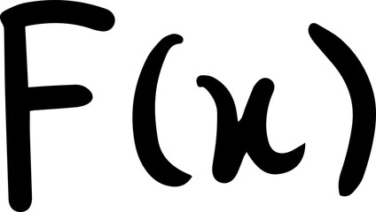 probability and statistics symbols handwritten