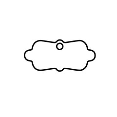 Obraz premium Tags & Labels Silhouettes