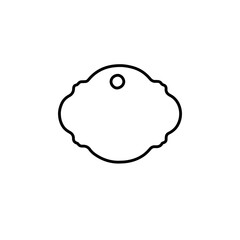 Obraz premium Tags & Labels Silhouettes