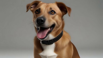 Portrait of a Brown Dog