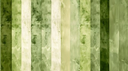 A green and white striped wall with a green stripe. The wall is made of concrete and has a green and white color scheme