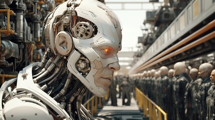 Naklejka premium robot