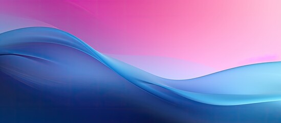 Colorful gradient background with soft blended blue and pink hues ideal for summer and spring concepts featuring a gentle wave effect and a dreamy abstract quality perfect for use as a copy space imag