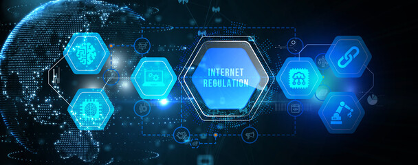 Regulation Compliance Rules Law Standard Business Technology concept. 3d illustration