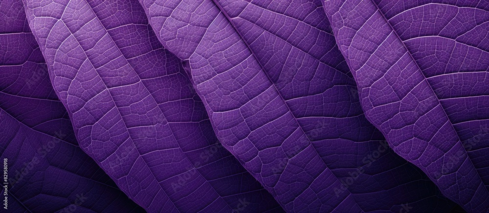 Wall mural violet ultra concept with a purple leaf tree texture pattern background featuring an elegant color s