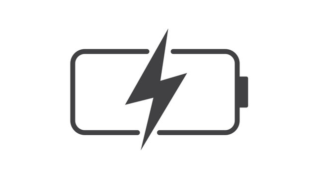 Fast charging battery icon. Charging Battery Energy. Vector illustration.
