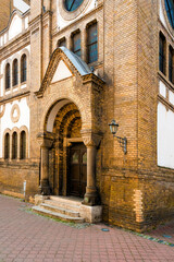 Fototapeta premium Novi Sad Synagogue, cultural monument of exceptional importance and heritage of Serbia.