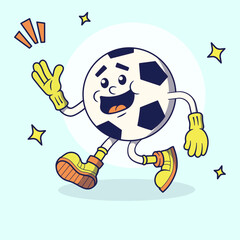 Football Ball Mascot Character