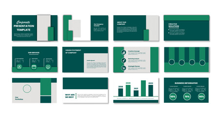 Teal Business Presentation Layouts business presentation modern creative