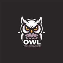 Awesome Owl Mascot Logo Design