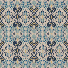 ethnic boho seamless pattern background. geometric design