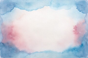 Obraz premium watercolor background with clouds. 