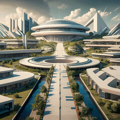 Step into a world of technology and design at this one-of-a-kind school, where the architecture is just as cutting-edge.