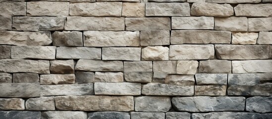 Stone wall texture with a vintage look for use as a background or texture in an image that leaves room for text or other elements. Copy space image. Place for adding text and design