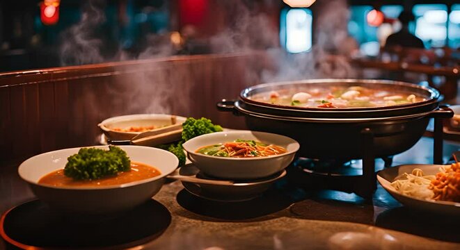 Traditional Chinese hot pot.