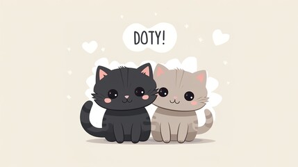 Super-healing kittens with a lively and loving family.AI generated.