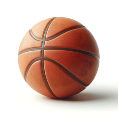 Fototapeta premium Basketball on a light background