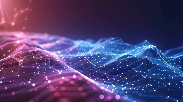 Technology abstract graphic poster web page PPT background, technology background