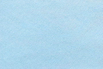Light blue boucle cotton fabric texture as background