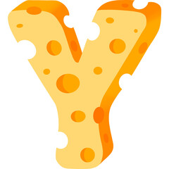 Cheese Alphabet Y