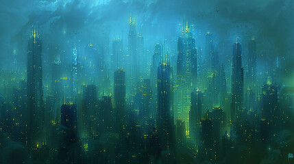 A Futuristic Cityscape