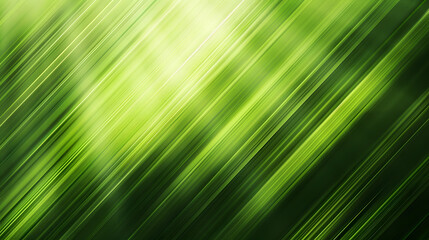 Obraz premium Tech green stripes textured background. Generative AI.
