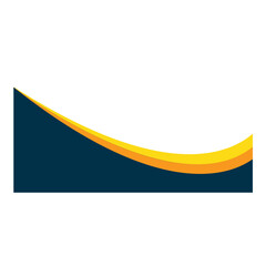 Business Wave Corner Shape