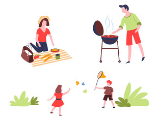 a Family Bonding Time Illustration