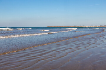 beach in the morning