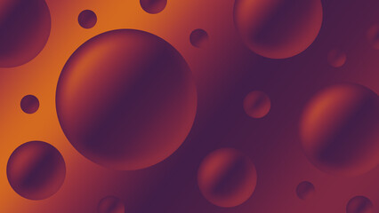 Water drops on gradient background bubble color concept graphic for illustration