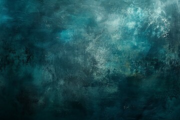 Fototapeta premium Indigo-Teal gradient background grainy noise texture. Beautiful simple AI generated image in 4K, unique.