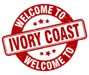 Welcome to Ivory Coast stamp. Ivory Coast round sign