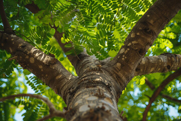 Fototapeta premium Observing a tamarind tree