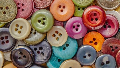 buttons, button, buttons, sewing, clothing, sew, fashion, plastic, colorful, round, collection, circle, clothes, craft, many, 