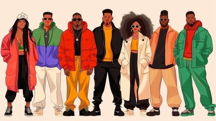 Collection of people drawings