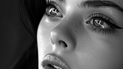 Fototapeta premium close up portrait of a person