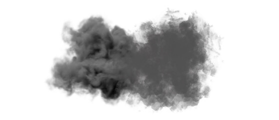 Grey Cloud Sky on transparent background
