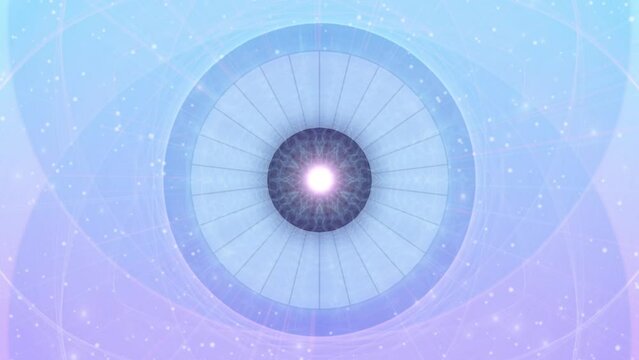 Abstract Third Eye Breathwork Breathe In Breathe Out Visualization, Animation, Video