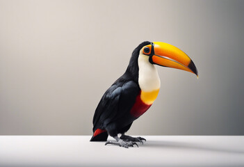 Obraz premium Toucans, isolated white background 