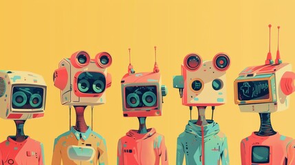 image with colorful technology concept