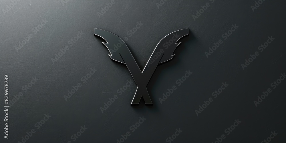 Poster close up of a metal object on a black surface. suitable for industrial or technology concepts