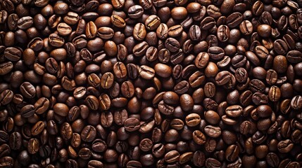 Posh Coffee Bean Ensemble: Luxury Background for Engaging Advertisements