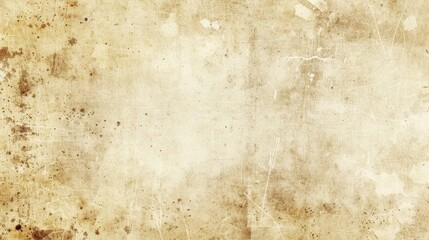Fototapeta premium Weathered beige paper with a vintage look and grunge effects.