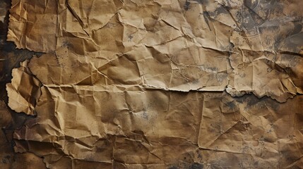 Fototapeta premium Vintage brown paper with a rustic charm and weathered surface.
