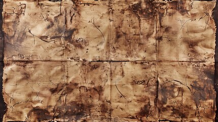 Antique brown parchment with a distressed look and rustic details.