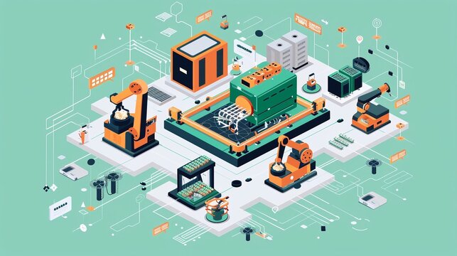 Rappresentazione grafica di un centro di lavoro