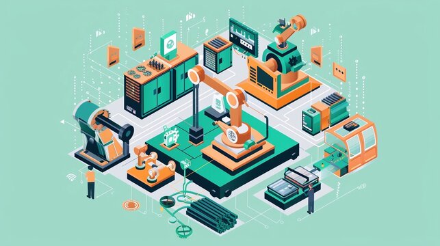 Rappresentazione grafica di un centro di lavoro