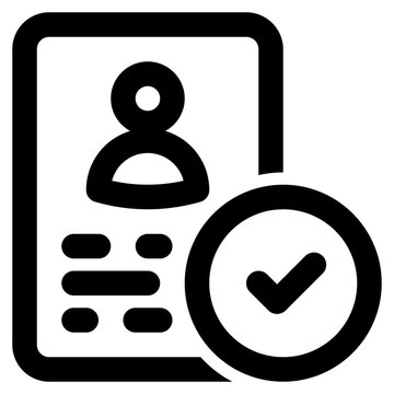 recommend clip art: document approved icon